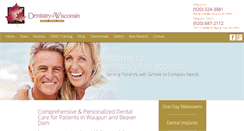 Desktop Screenshot of dentistryofwisconsin.com